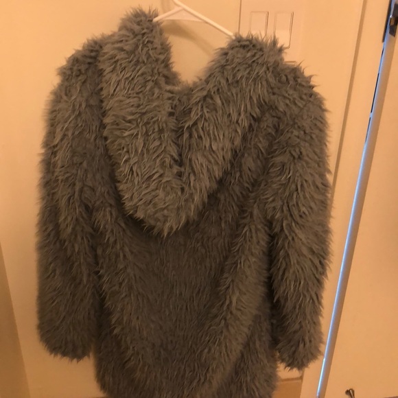 Faux Fur Teddy Oversized Jacket - Picture 2 of 2